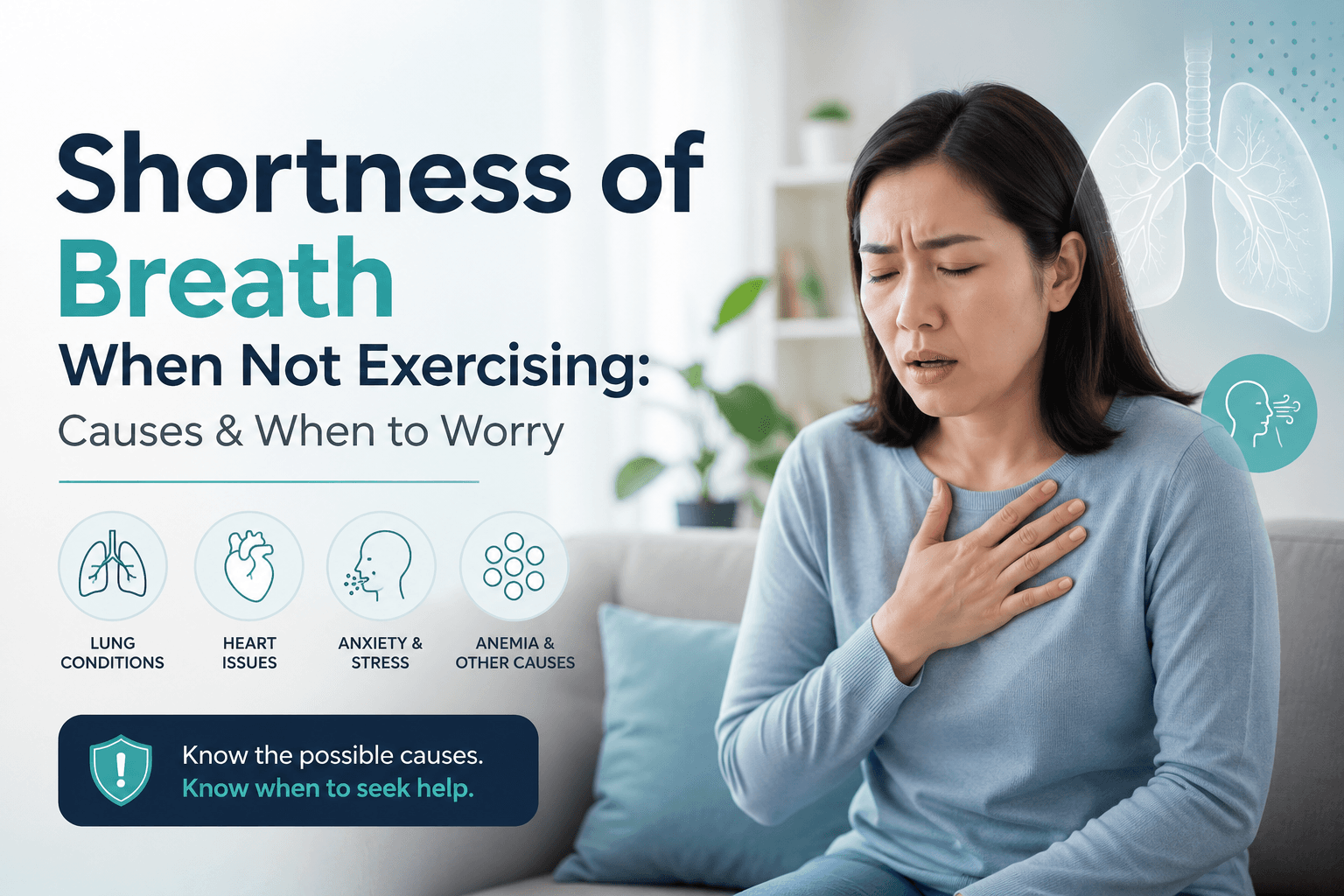 Shortness of Breath When Not Exercising: Causes & When to Worry