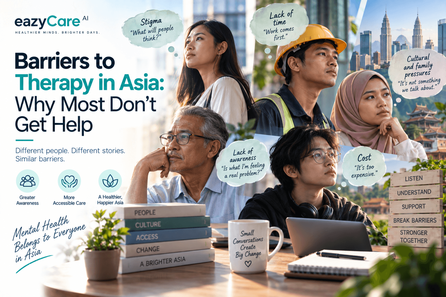 Barriers to Therapy in Asia: Why Most Don't Get Help