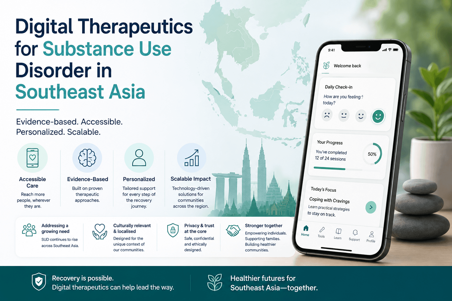 Digital Therapeutics for Substance Use Disorder in Southeast Asia