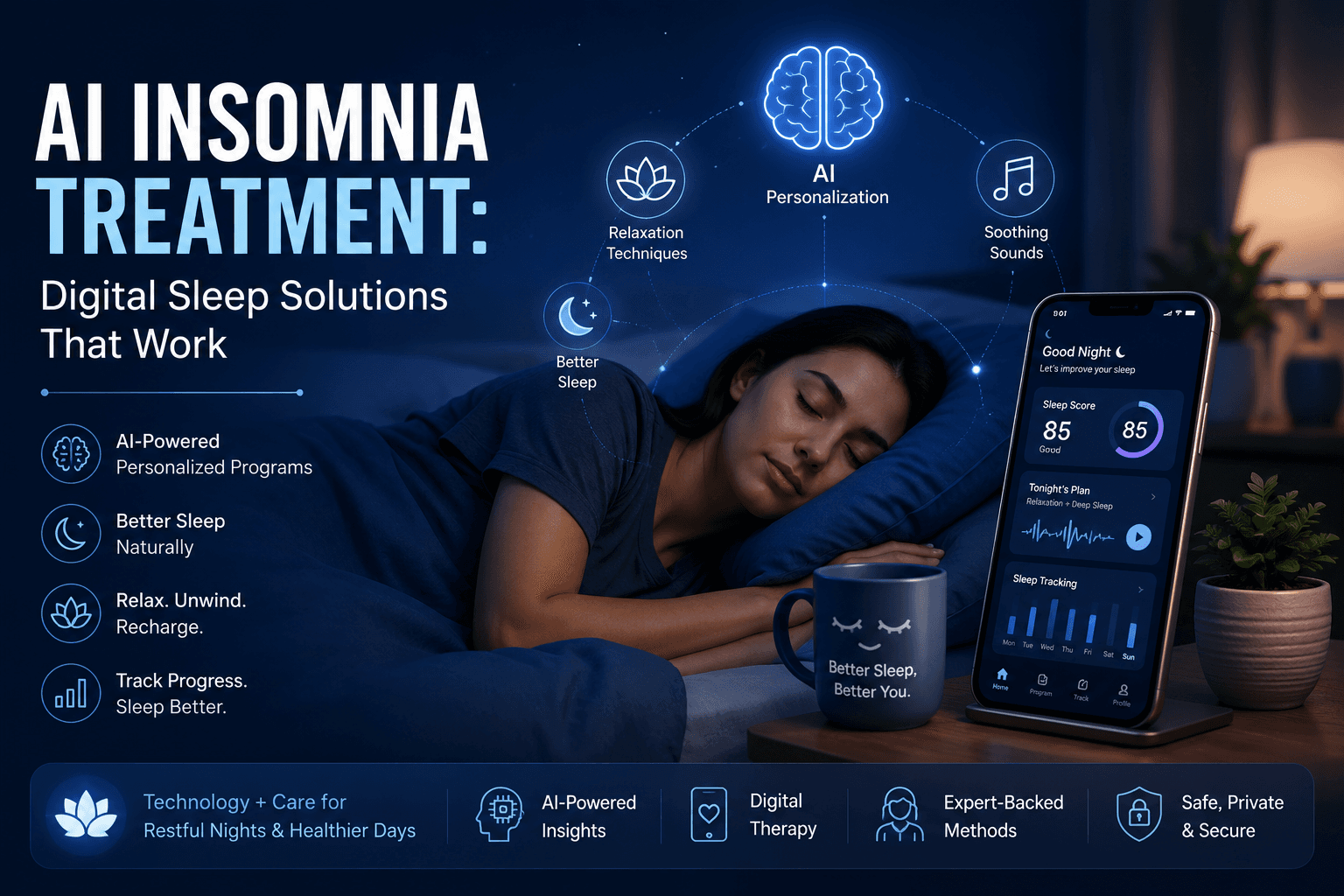 AI Insomnia Treatment: Digital Sleep Solutions That Work