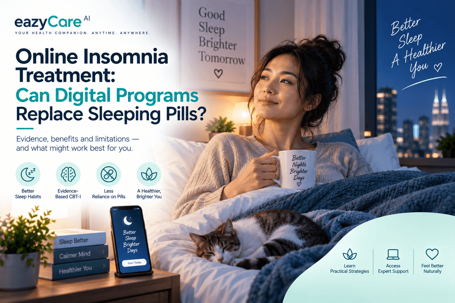 Online Insomnia Treatment: Can Digital Programs Replace Sleeping Pills?