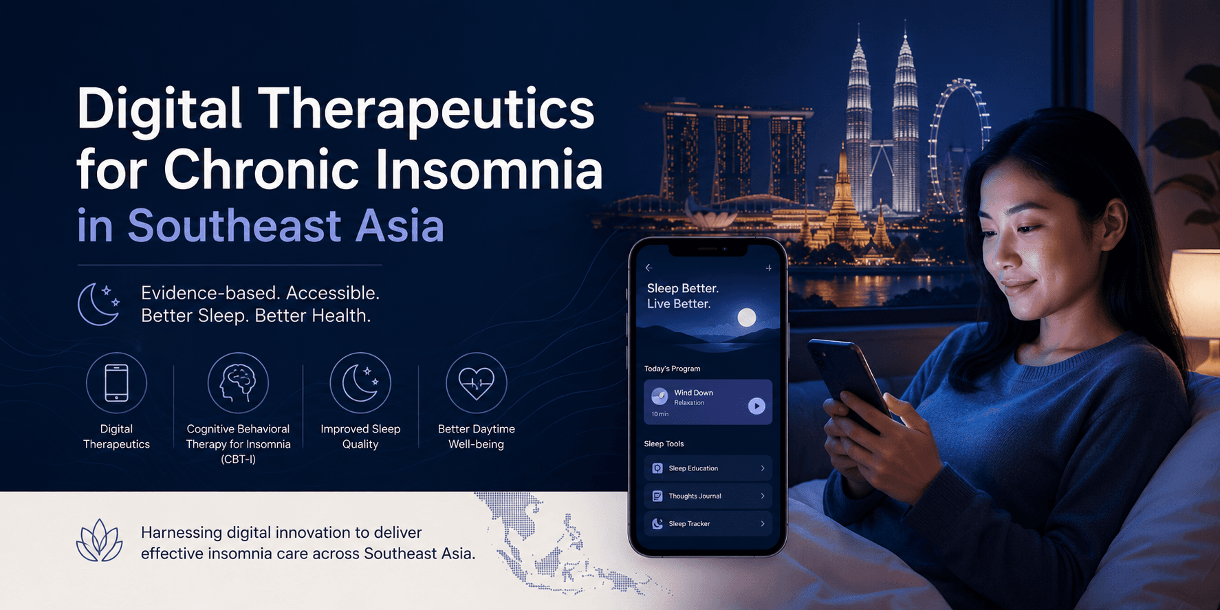 Digital Therapeutics for Chronic Insomnia in Southeast Asia