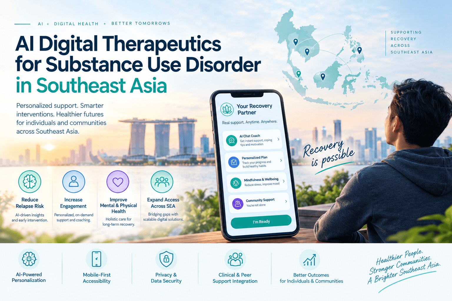 AI Digital Therapeutics for Substance Use Disorder in Southeast Asia