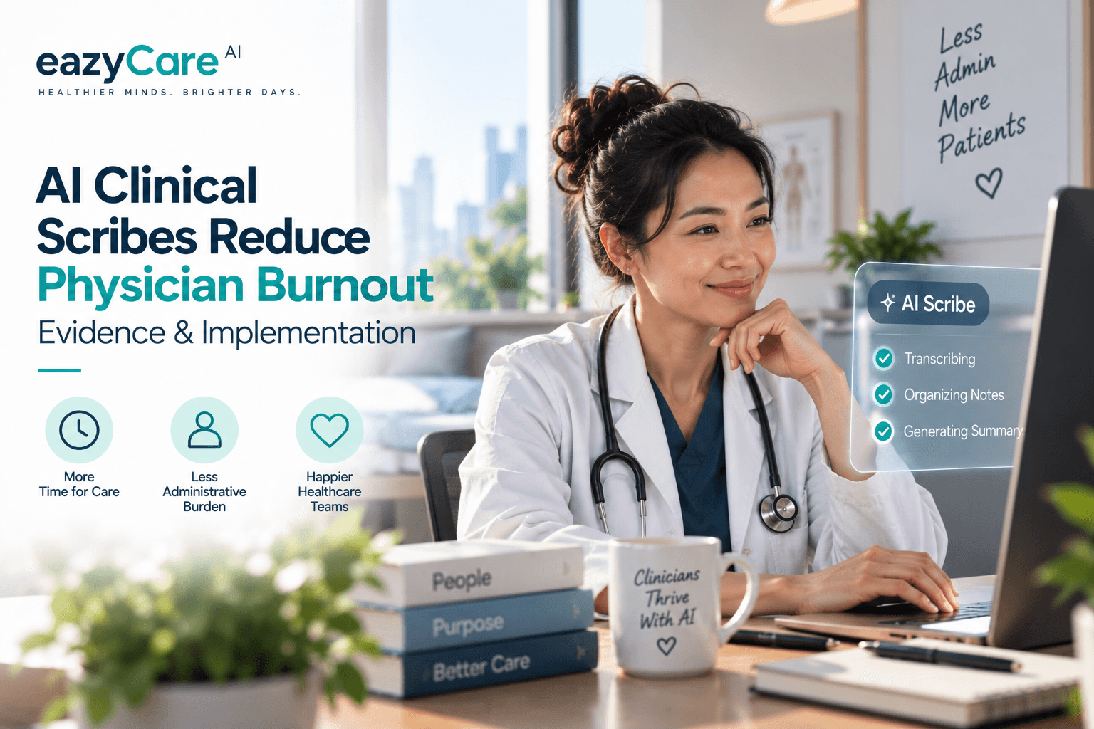 AI Clinical Scribes Reduce Physician Burnout: Evidence & Implementation