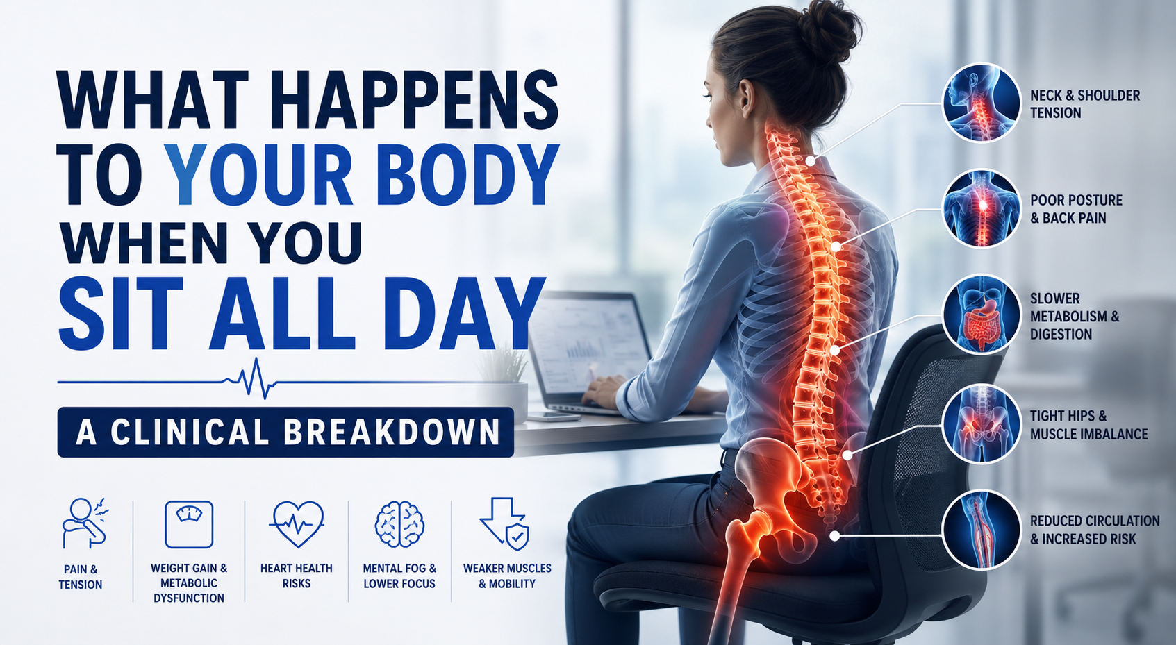 What Happens to Your Body When You Sit All Day: A Clinical Breakdown
