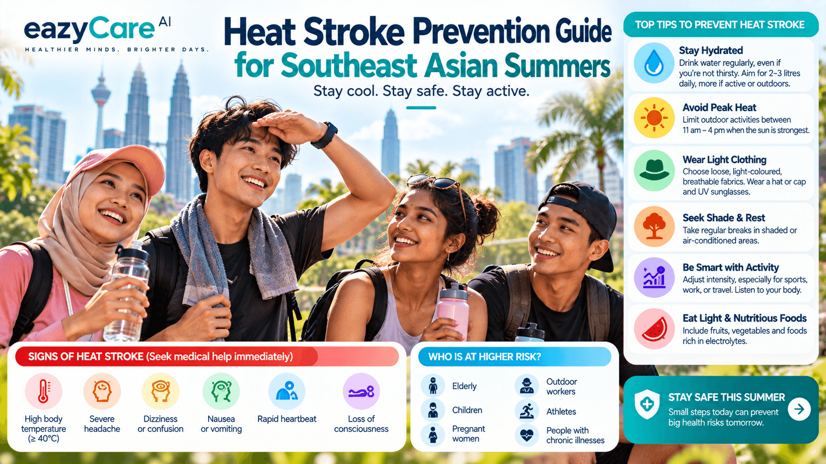 Heat Stroke Prevention Guide for Southeast Asian Summers