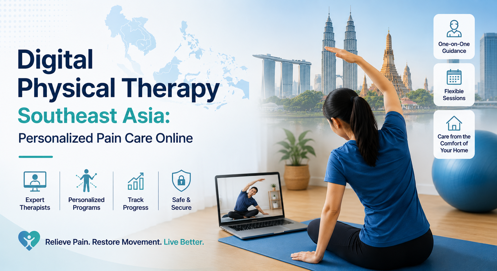 Digital Physical Therapy Southeast Asia: Personalized Pain Care Online